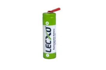 Best AA 1800mAh Ni-MH Rechargeable Battery by Lecxo With Clip